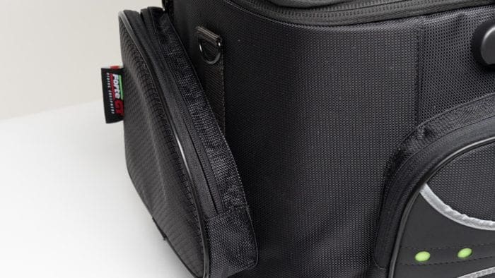 Close up of the side pocket. Close up of the side pocket.