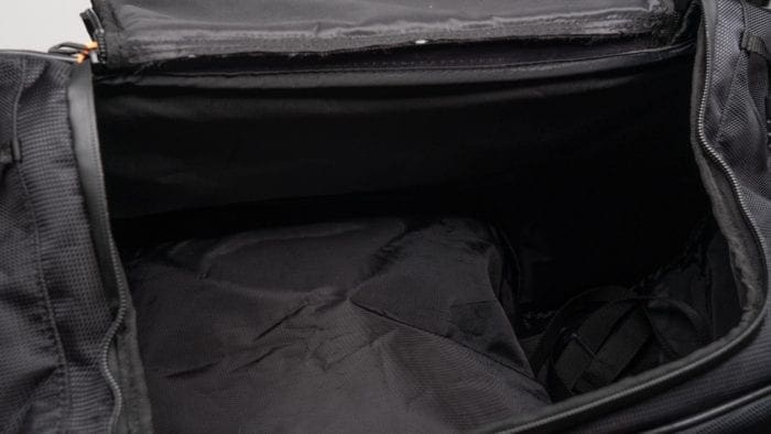 Main compartment of the 70086 Sentor bag Main compartment of the 70086 Sentor bag