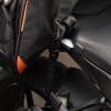 70086 Sentor bag attached to Ninja 1000 using footpeg luggage hooks