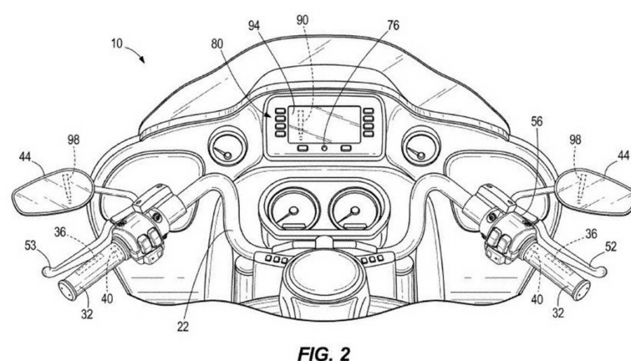 Harley-Davidson patent filings 2021