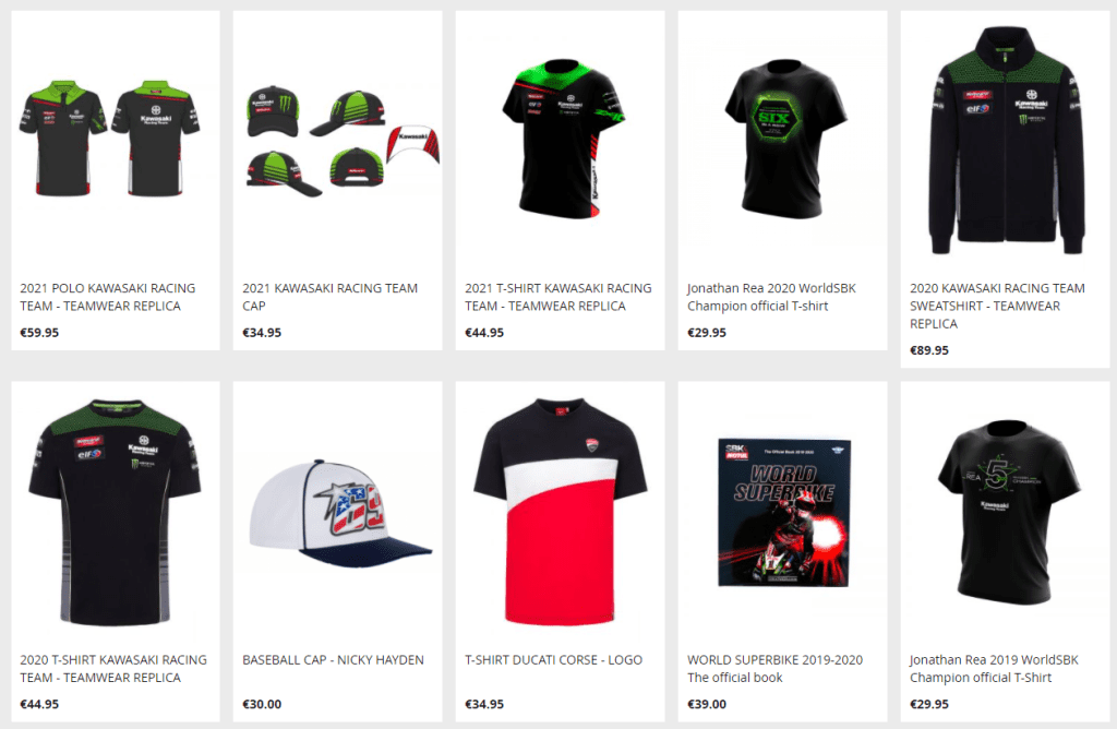 Kawasaki Racing Team Apparel Collection 