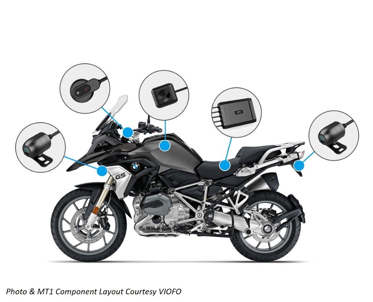 VIOFO dashcam component layout