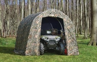 motorcycle storage tent with floor