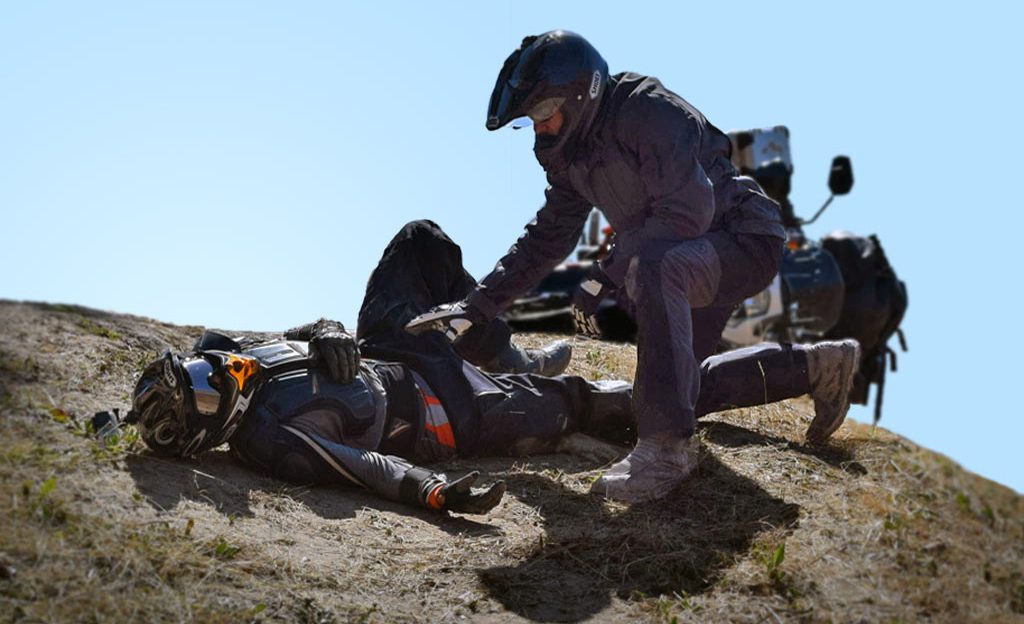 ADV rider down first aid situation