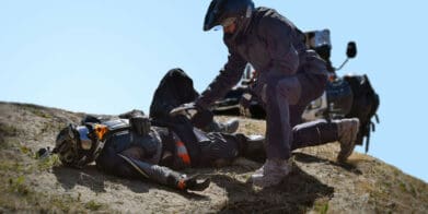 ADV rider down first aid situation