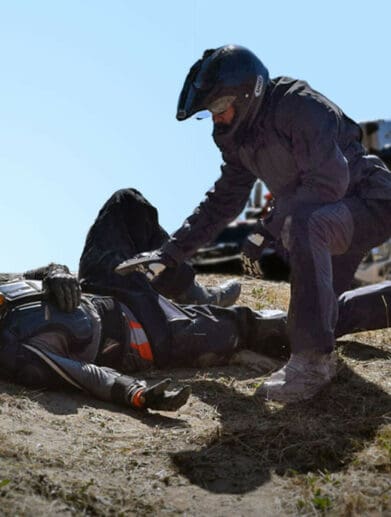 ADV rider down first aid situation