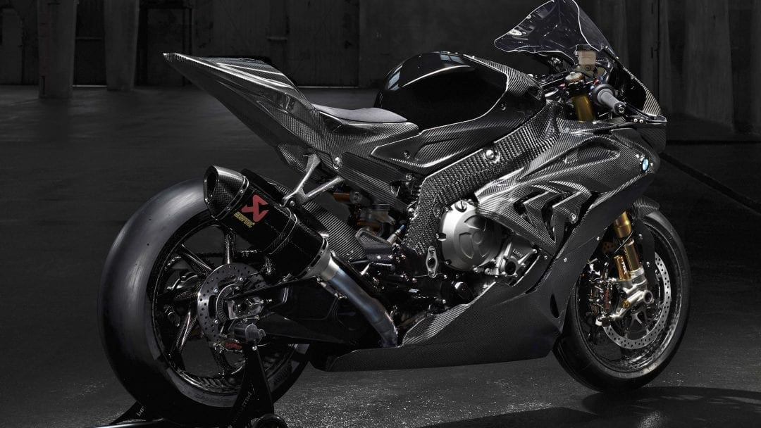 back-right view of the new HP4 with carbon fiber chassis