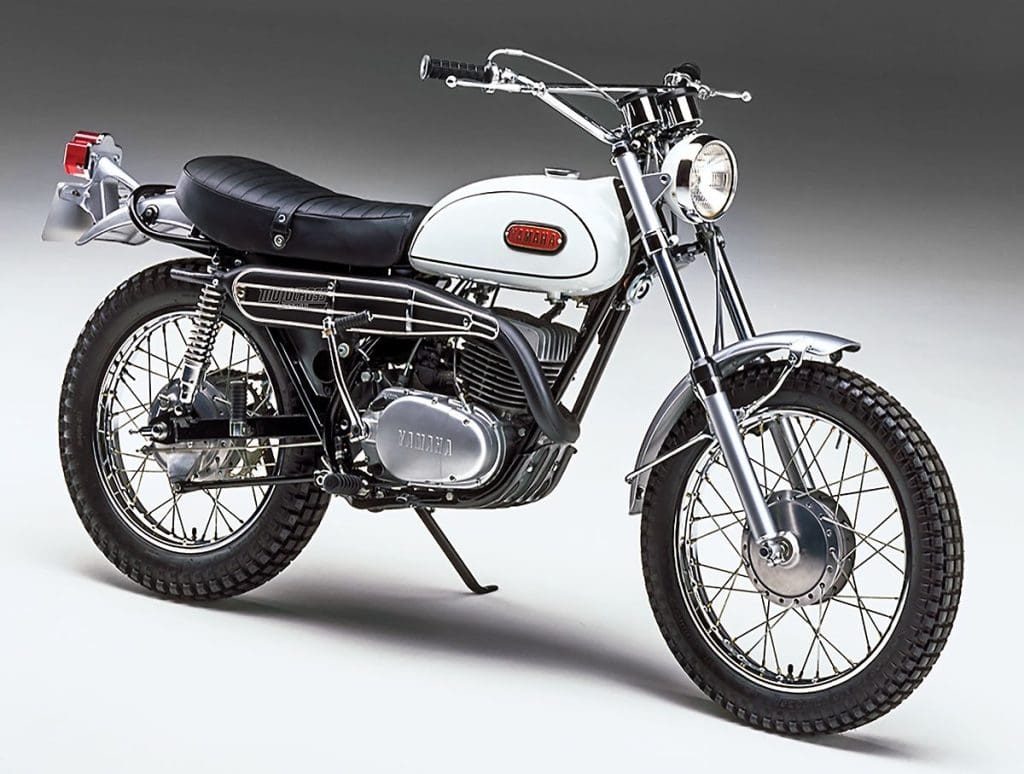 1968 Yamaha DT-1 Front and Side View