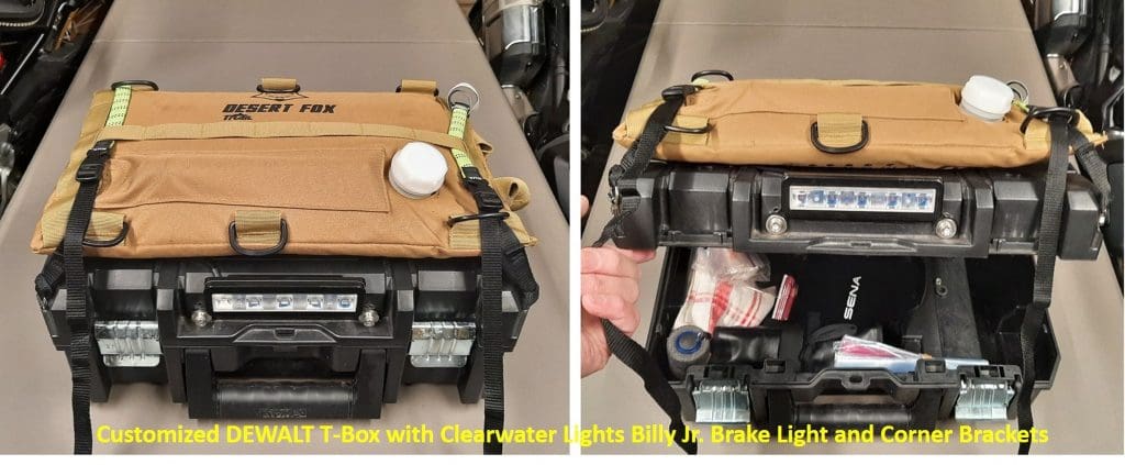 Fuel cell mounted to custom Dewalt T-Box