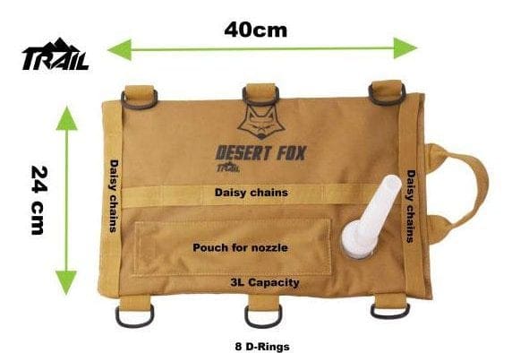 Dimensions of the Desert Fox 3L fuel cell Dimensions of the Desert Fox 3L fuel cell