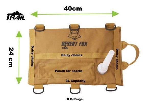 Dimensions of the Desert Fox 3L fuel cell