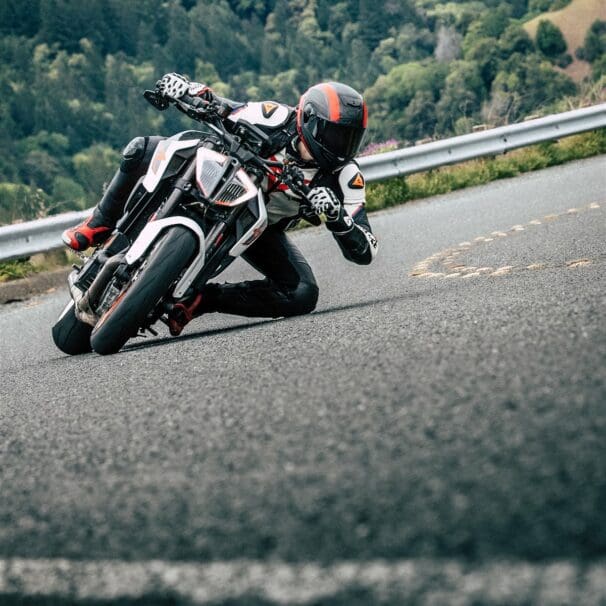 KTM Duke on track