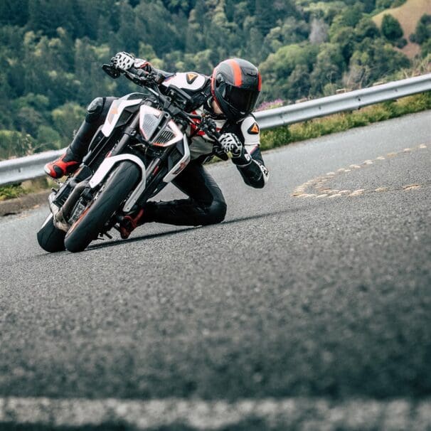 KTM Duke on track