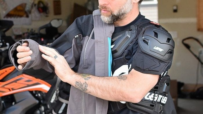 The best armor possible can be work comfortably under the Mosko Moto Basilisk jacket.