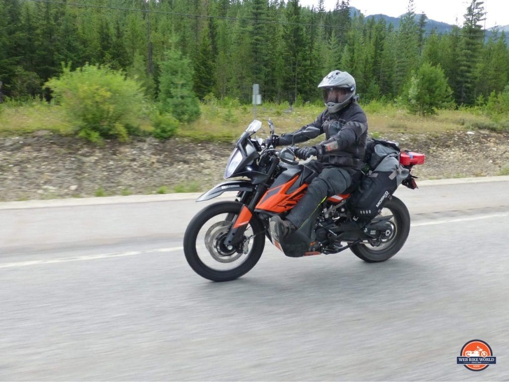 Me riding my 2019 KTM 790 Adventure.