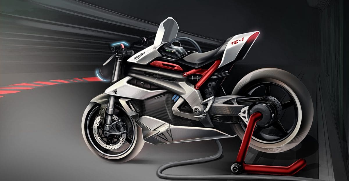 Triumph's TE-1 Electric Superbike 