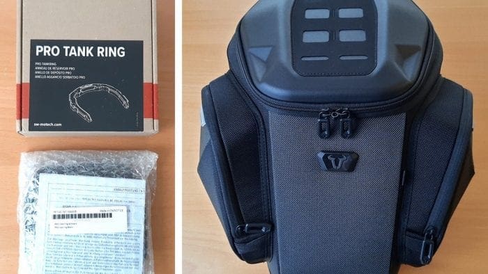 Pro tank ring and GS tank bag side by side Pro tank ring and GS tank bag side by side
