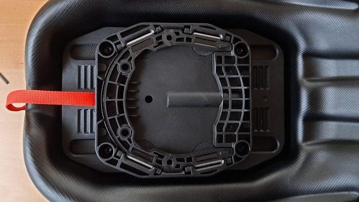 Under side of the SW Motech GS tank bag Under side of the SW Motech GS tank bag