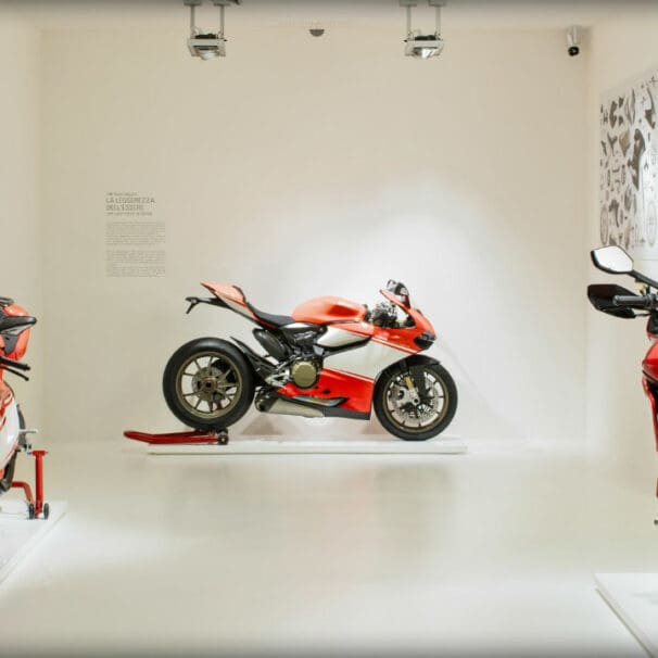 Ducati Museum, view of bikes