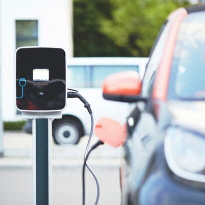 Electric Vehicle charging at a station