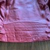 Quilted leather on the lower back of the jacket