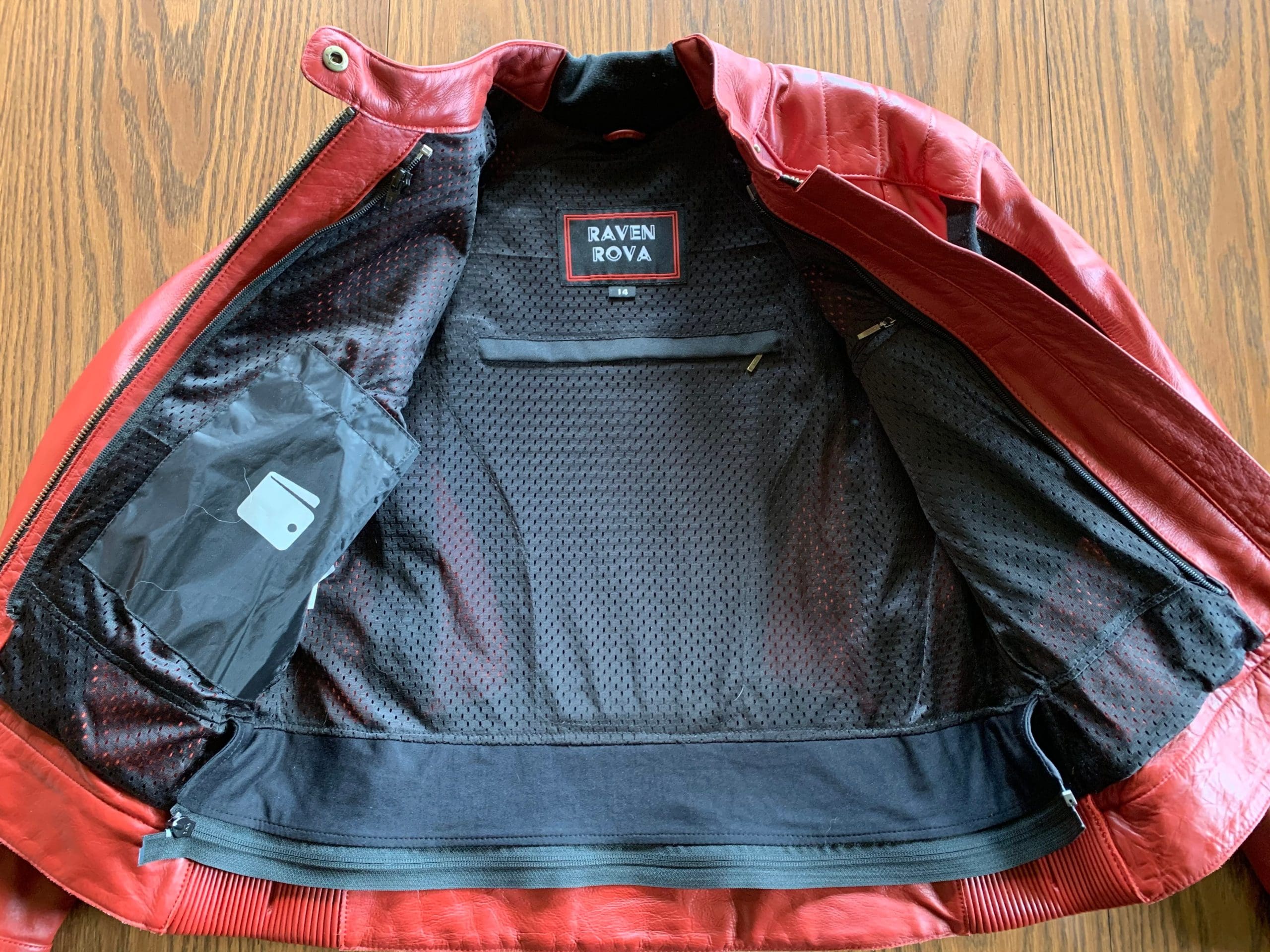 Inside liner of the Phoenix jacket