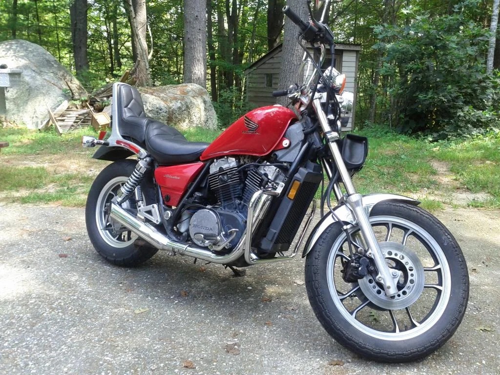 1983 Honda Shadow VT750C Front and Side View