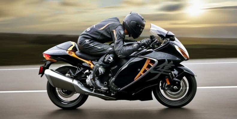 side view of the new 2021 Suzuki Hayabusa