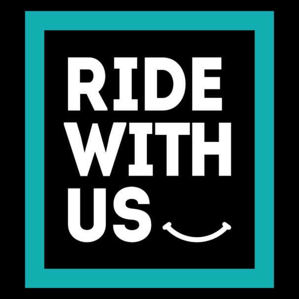 Motorcycle Industry Council Logo for "Ride With Us"