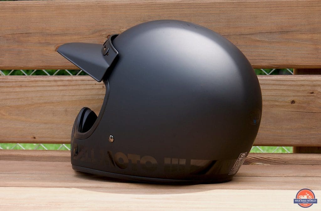 Bell Moto-3 Helmet rear three-quarter