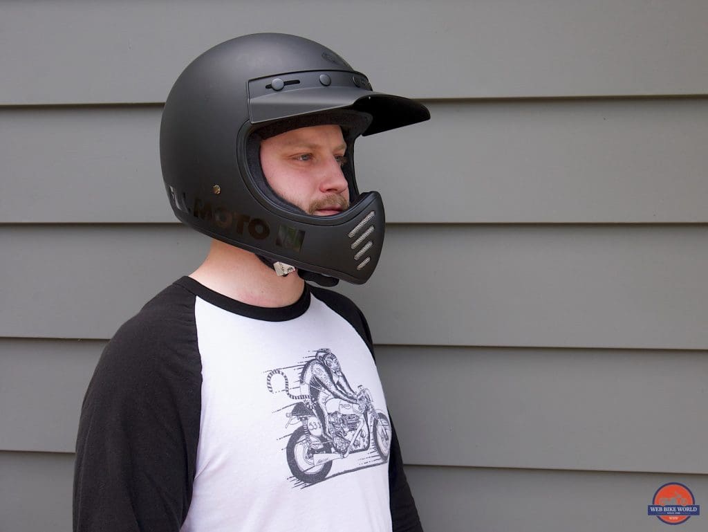 Wade Thiel wearing Bell Moto-3 Helmet