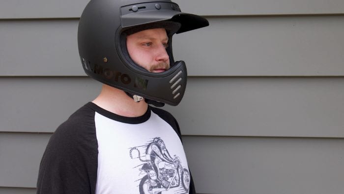 Wade Thiel wearing Bell Moto-3 Helmet Wade Thiel wearing Bell Moto-3 Helmet