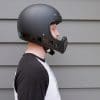 Wade Thiel wearing Bell Moto-3 Helmet side view