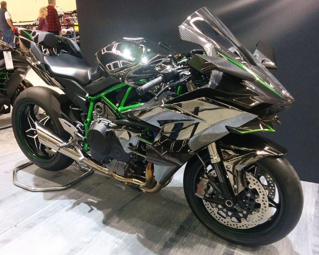 Kawasaki Ninja H2R Front Side View