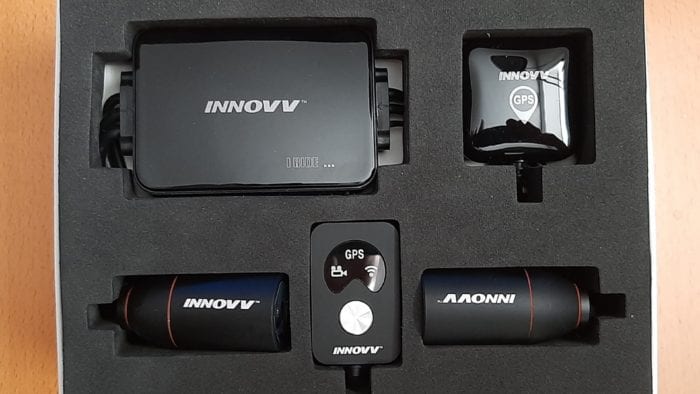 INNOVV K3 Action Camera System Box Contents INNOVV K3 Action Camera System Box Contents
