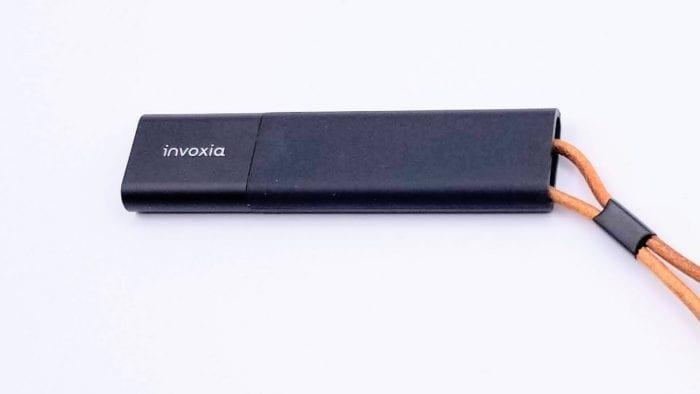 Up close view of Invoxia cellular GPS tracker Up close view of Invoxia cellular GPS tracker