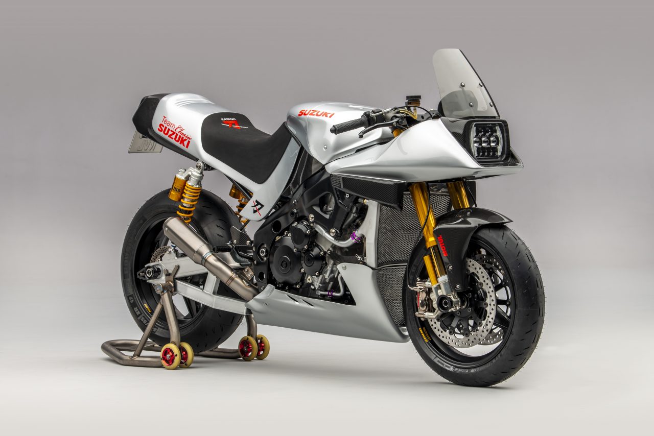 Team Classic Suzuki's lockdown project build; a Katana based around a 2008 GSX-R1000 world superbike machine