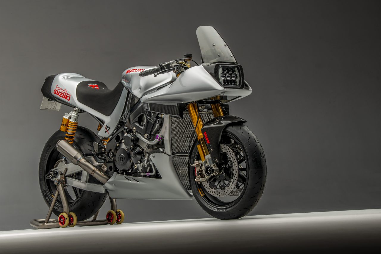 Team Classic Suzuki's lockdown project build; a Katana based around a 2008 GSX-R1000 world superbike machine