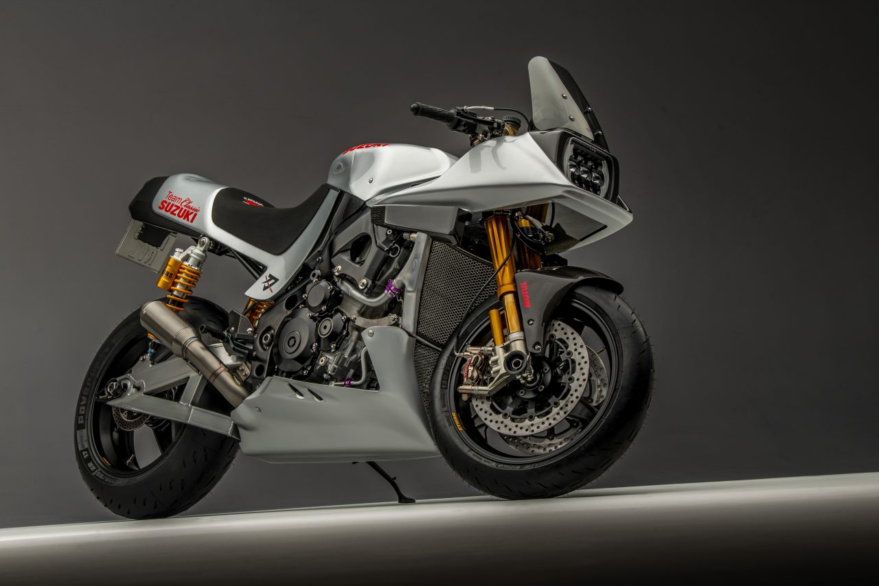 Team Classic Suzuki's lockdown project build; a Katana based around a 2008 GSX-R1000 world superbike machine