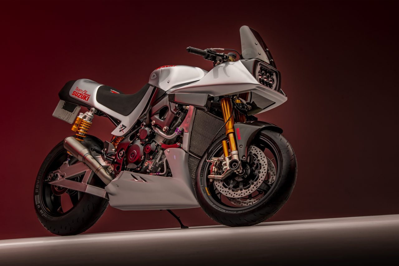 Team Classic Suzuki's lockdown project build; a Katana based around a 2008 GSX-R1000 world superbike machine