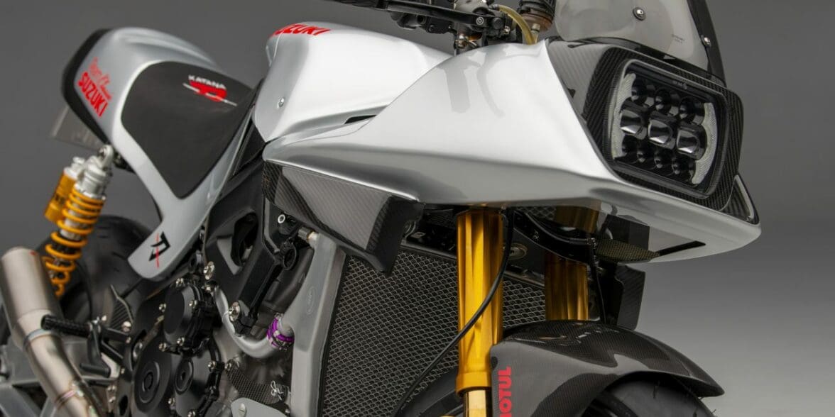 Team Classic Suzuki's lockdown project build; a Katana based around a 2008 GSX-R1000 world superbike machine