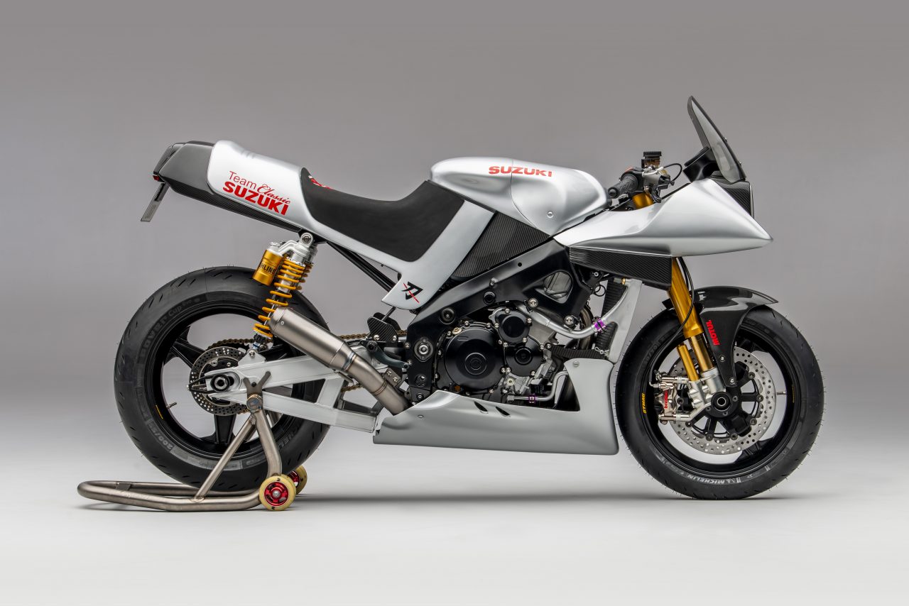 Team Classic Suzuki's lockdown project build; a Katana based around a 2008 GSX-R1000 world superbike machine