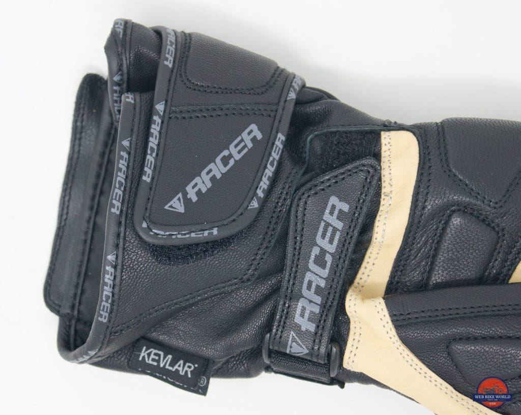 Racer Gloves Multitop 2 Waterproof Gloves Fastening Close-Up