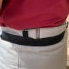 Falcon pants waistband expanded to provide additional flexibility