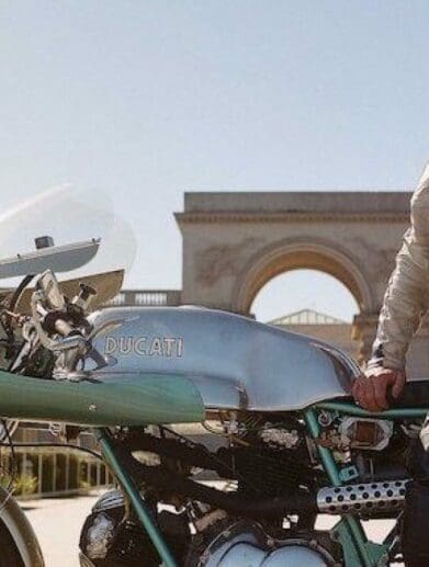 Keith Hale and his beautiful 1974 Ducati 750 SuperSuport