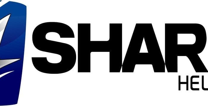 The Shark Helmets logo. The Shark Helmets logo.