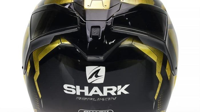 Rear view of the Shark Spartan GT Replikan. Rear view of the Shark Spartan GT Replikan.