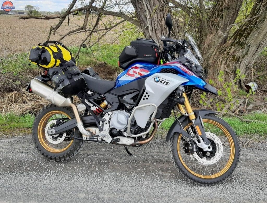 Wolfman Luggage B-Base on 2020 F850GS Adventure