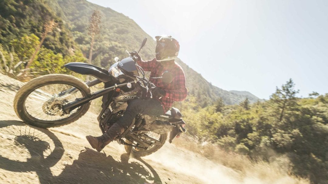 a rider experiences the joy of renting off-road motorcycles with Riders Share