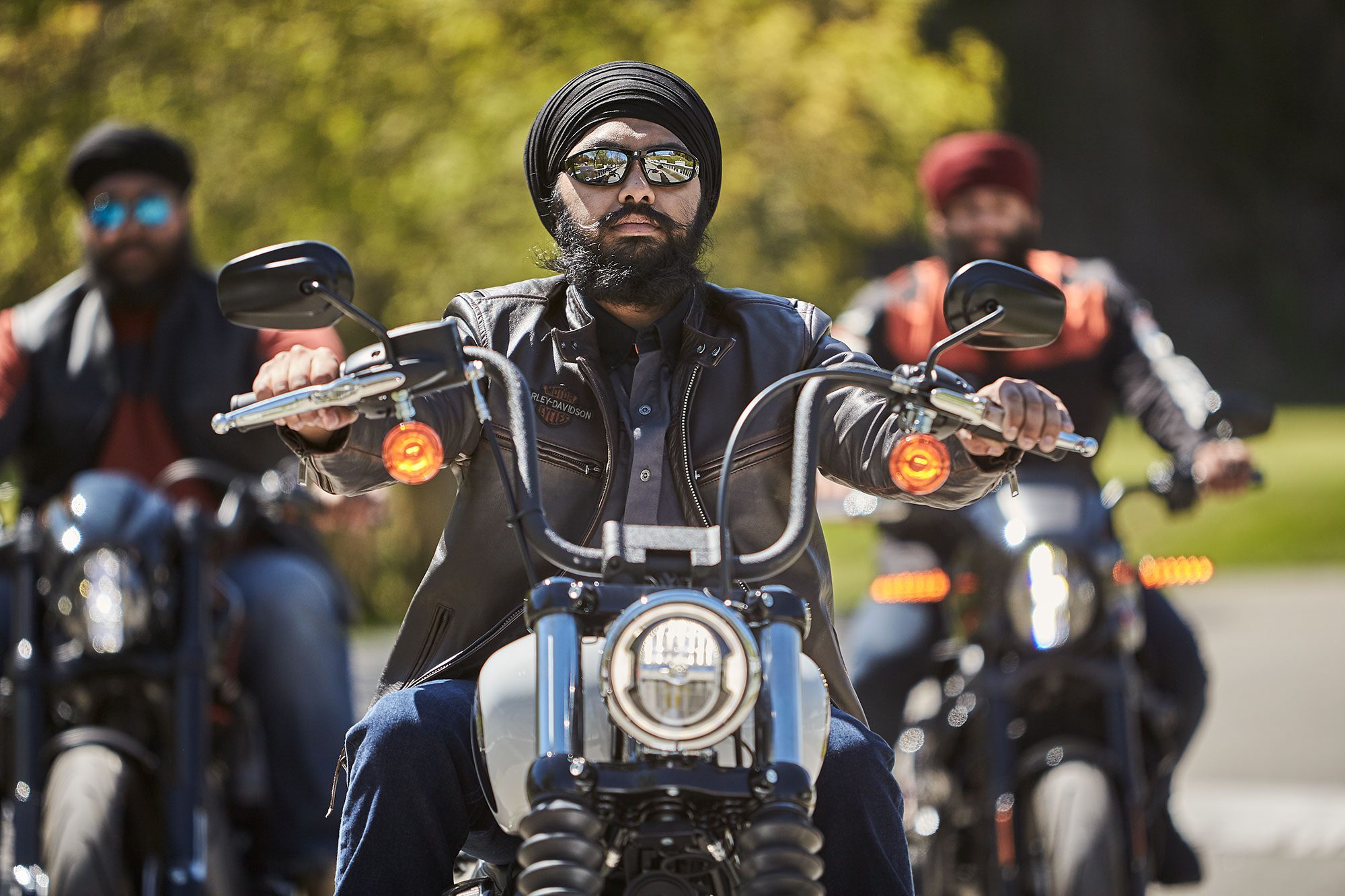 Tough Turban Sikh motorcycle helmet